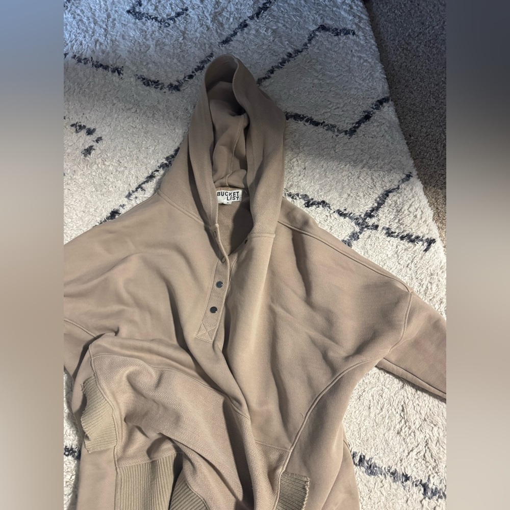 Bucket List Beige Hoodie - Picture 4 of 6